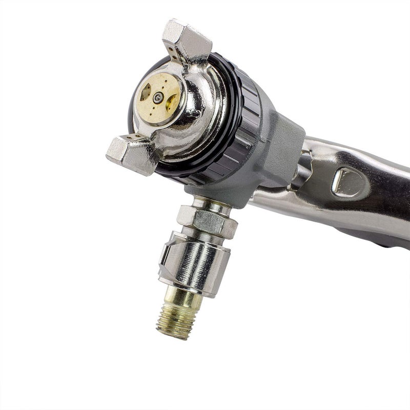 NuMax SPSC15 Pneumatic 1.5mm Tip Gravity Feed Spray Gun with 400cc Aluminum Cup - Image 2